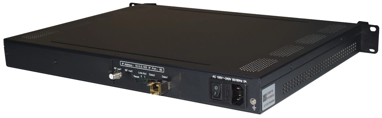 GbE IP to DVB-C Modulator